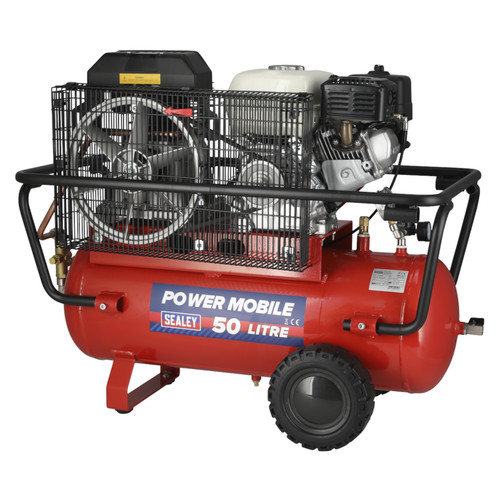 Petrol air compressor 50l belt - compressor,