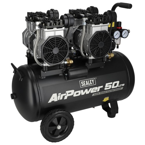 Sealey 50l low noise - 50l, oil